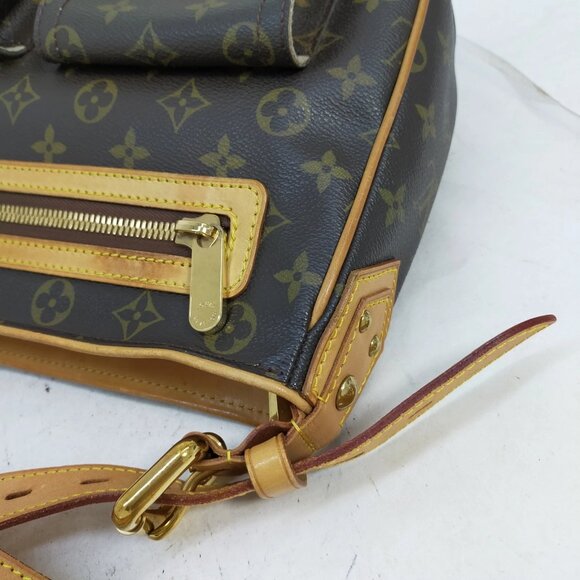 Authentic Louis Vuitton Hudson GM Brown Monogram Shoulder Bag mn999-111825 - Picture 7 of 16